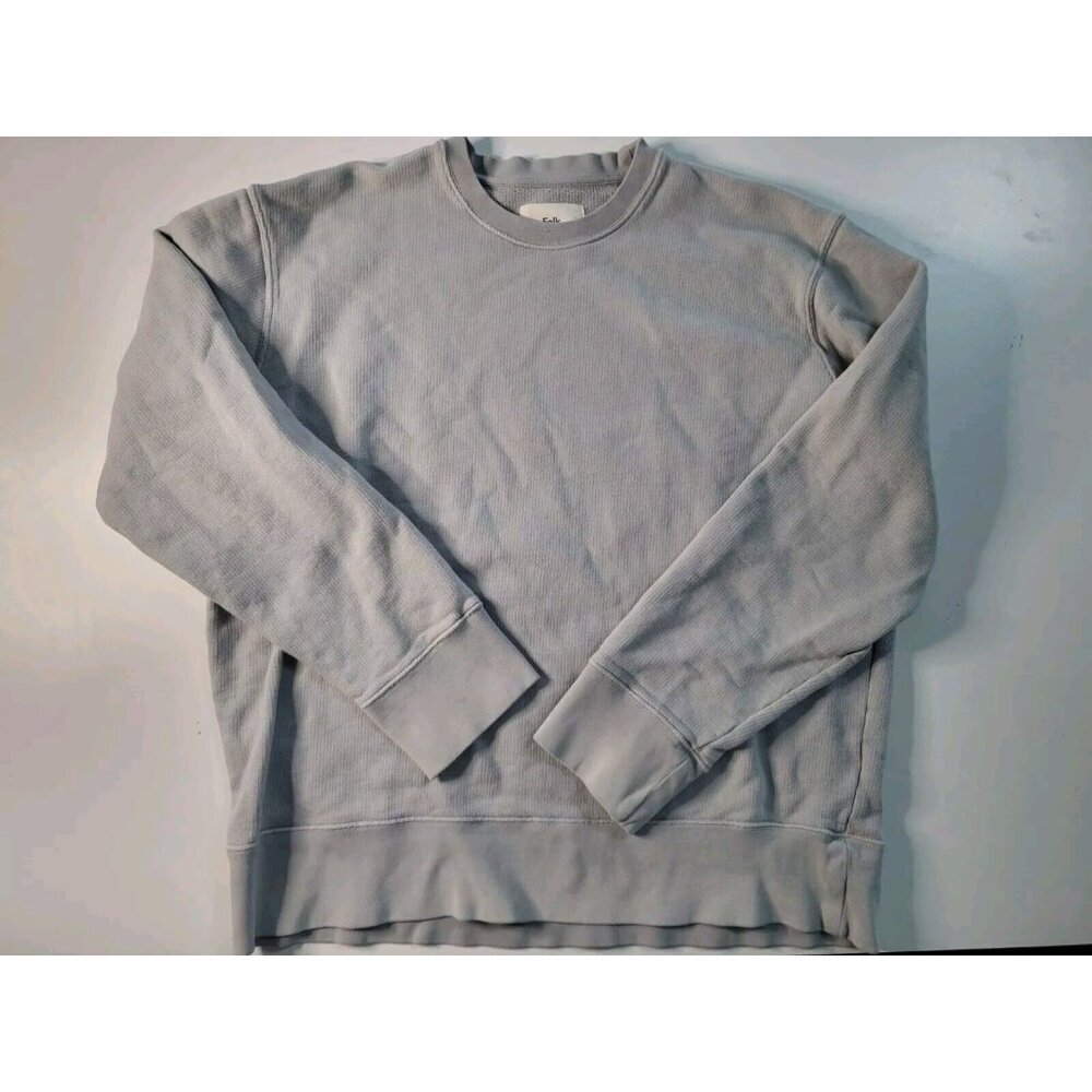 Folk Light Gray Sweatshirt